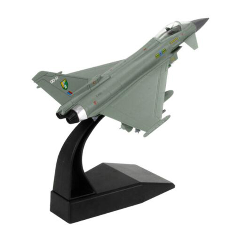 1/100 Scale Typhoon Fighter plane military aircraft Static Diecast Metal airplane model adult children display collection toys