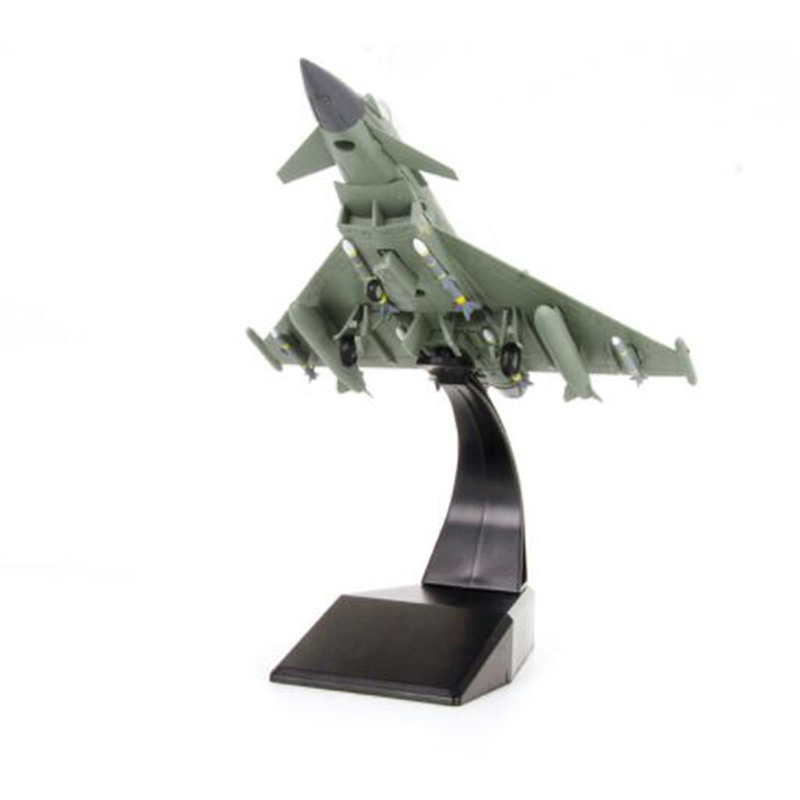 1/100 Scale Typhoon Fighter plane military aircraft Static Diecast Metal airplane model adult children display collection toys