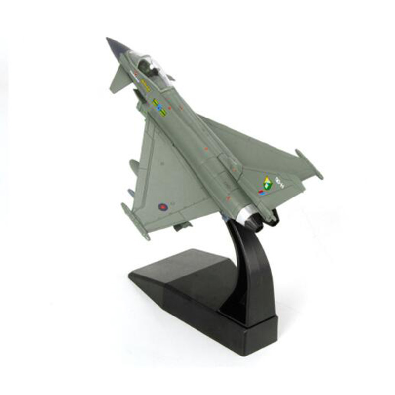 1/100 Scale Typhoon Fighter plane military aircraft Static Diecast Metal airplane model adult children display collection toys