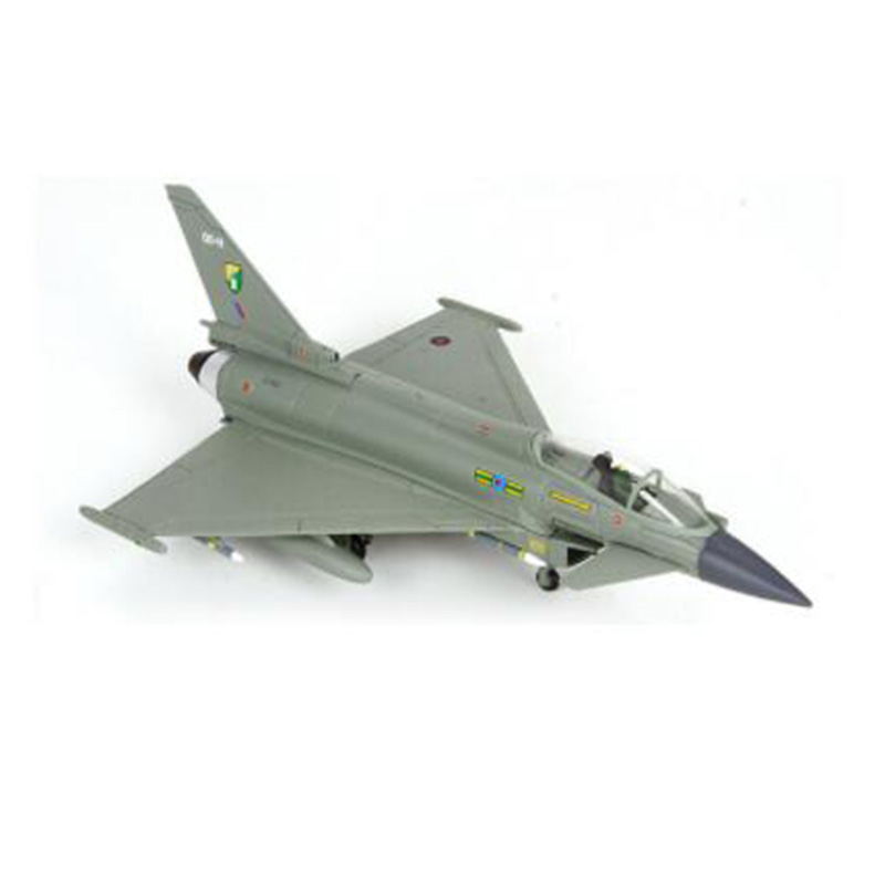 1/100 Scale Typhoon Fighter plane military aircraft Static Diecast Metal airplane model adult children display collection toys