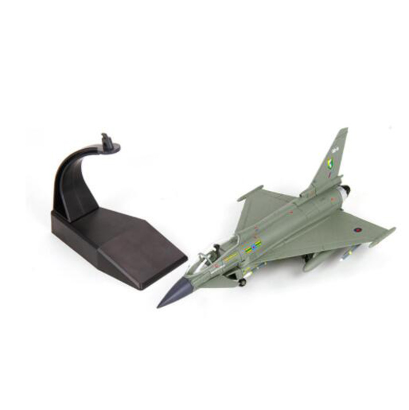 1/100 Scale Typhoon Fighter plane military aircraft Static Diecast Metal airplane model adult children display collection toys