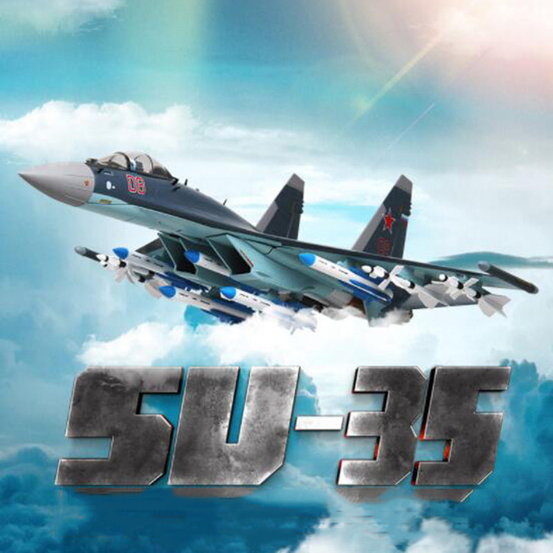 1/48 scale Soviet Union Navy Army Su-35 fighter aircraft Russia Metal Diecast airplane model Kids toys for display collections