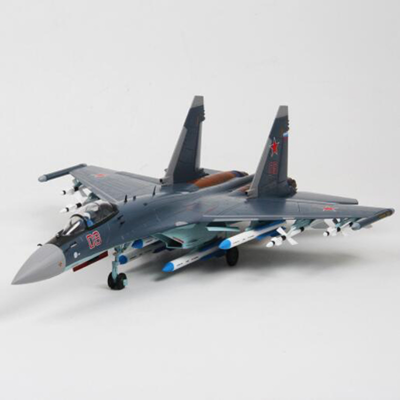 1/48 scale Soviet Union Navy Army Su-35 fighter aircraft Russia Metal Diecast airplane model Kids toys for display collections