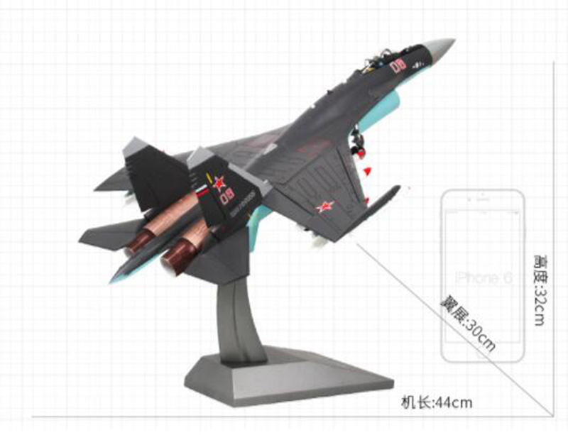 1/48 scale Soviet Union Navy Army Su-35 fighter aircraft Russia Metal Diecast airplane model Kids toys for display collections