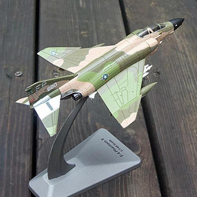 1/144 scale F-4C Camo Color Diecast Military Classic Aircraft Alloy Airplane Models toy Adult Children Toys Display Collections 1/144 scale F-4C Camo Color Diecast Military Classic Aircraft Alloy Airplane Models toy Adult Children Toys Display Collections