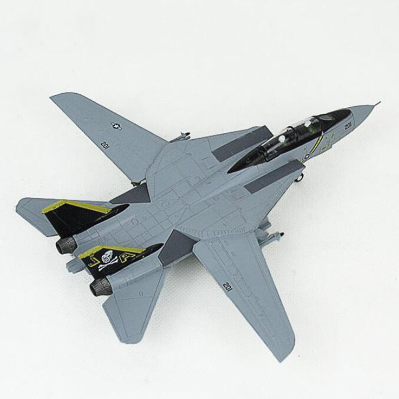 USA 1/100 Military reconnaissance aircraft Model Toys Tomcat F-14A/B AJ200 VF-84 Fighter Navy Army Air Force Diecast Metal Plane USA 1/100 Military reconnaissance aircraft Model Toys Tomcat F-14A/B AJ200 VF-84 Fighter Navy Army Air Force Diecast Metal Plane