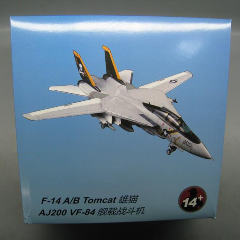 USA 1/100 Military reconnaissance aircraft Model Toys Tomcat F-14A/B AJ200 VF-84 Fighter Navy Army Air Force Diecast Metal Plane USA 1/100 Military reconnaissance aircraft Model Toys Tomcat F-14A/B AJ200 VF-84 Fighter Navy Army Air Force Diecast Metal Plane