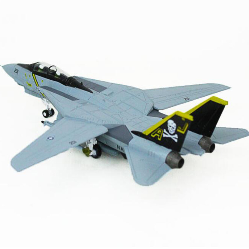 USA 1/100 Military reconnaissance aircraft Model Toys Tomcat F-14A/B AJ200 VF-84 Fighter Navy Army Air Force Diecast Metal Plane USA 1/100 Military reconnaissance aircraft Model Toys Tomcat F-14A/B AJ200 VF-84 Fighter Navy Army Air Force Diecast Metal Plane