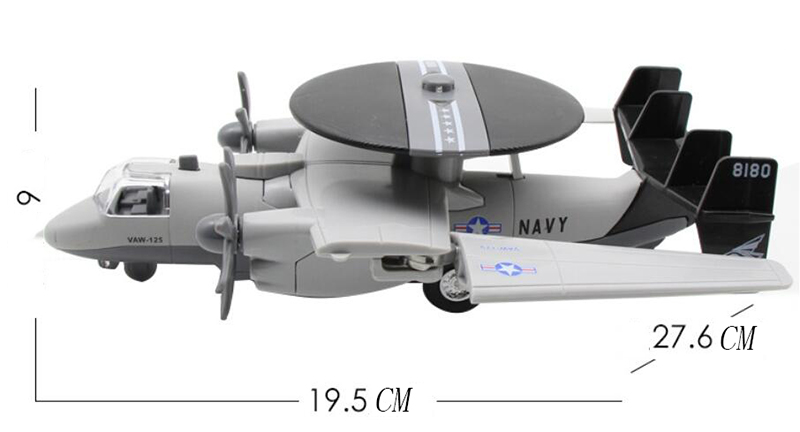 1/72 Scale E-2C Early classic warning aircraft Retro Navy Army fighter Metal airplane model adult military aircraft Collections