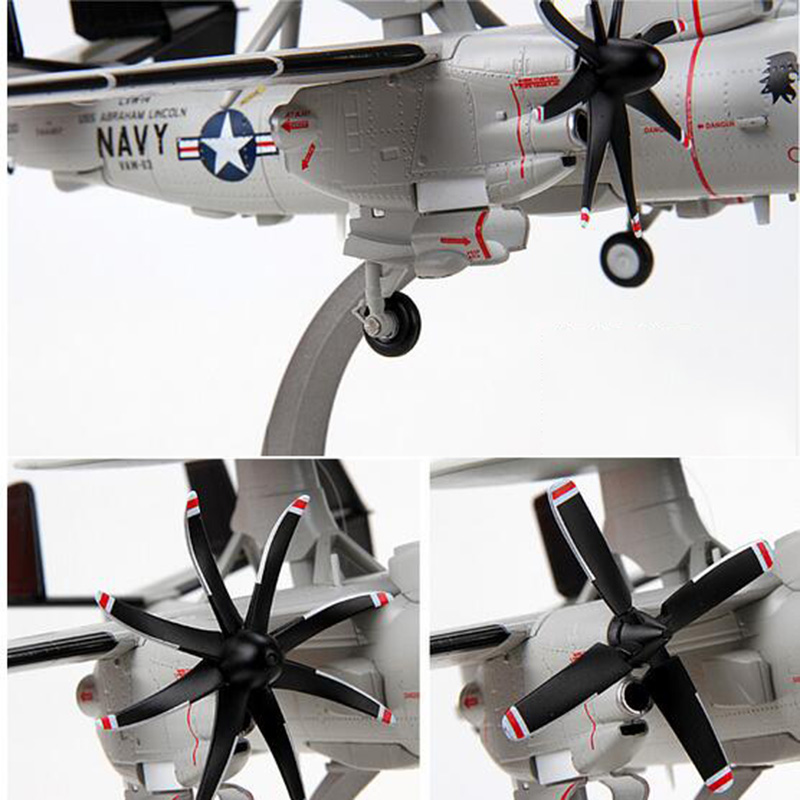 American 1/72 scale USAF E-2C Hawkeye Airborne Early Warning aircraft Diecast Alloy Static plane model toys military collections American 1/72 scale USAF E-2C Hawkeye Airborne Early Warning aircraft Diecast Alloy Static plane model toys military collections