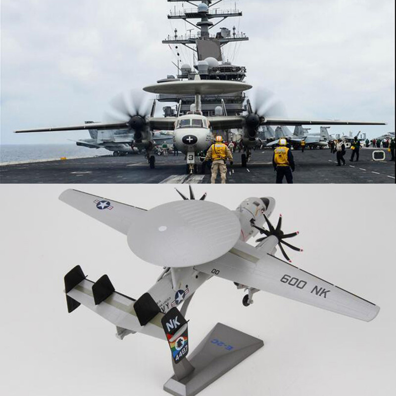 American 1/72 scale USAF E-2C Hawkeye Airborne Early Warning aircraft Diecast Alloy Static plane model toys military collections American 1/72 scale USAF E-2C Hawkeye Airborne Early Warning aircraft Diecast Alloy Static plane model toys military collections