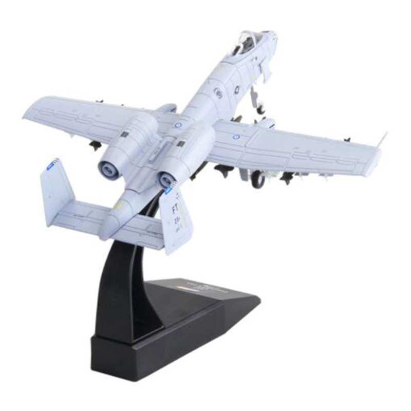 1/100 scale American A10 Fighter attack military aircraft Static Diecast Metal airplane model show collection Collection Toys