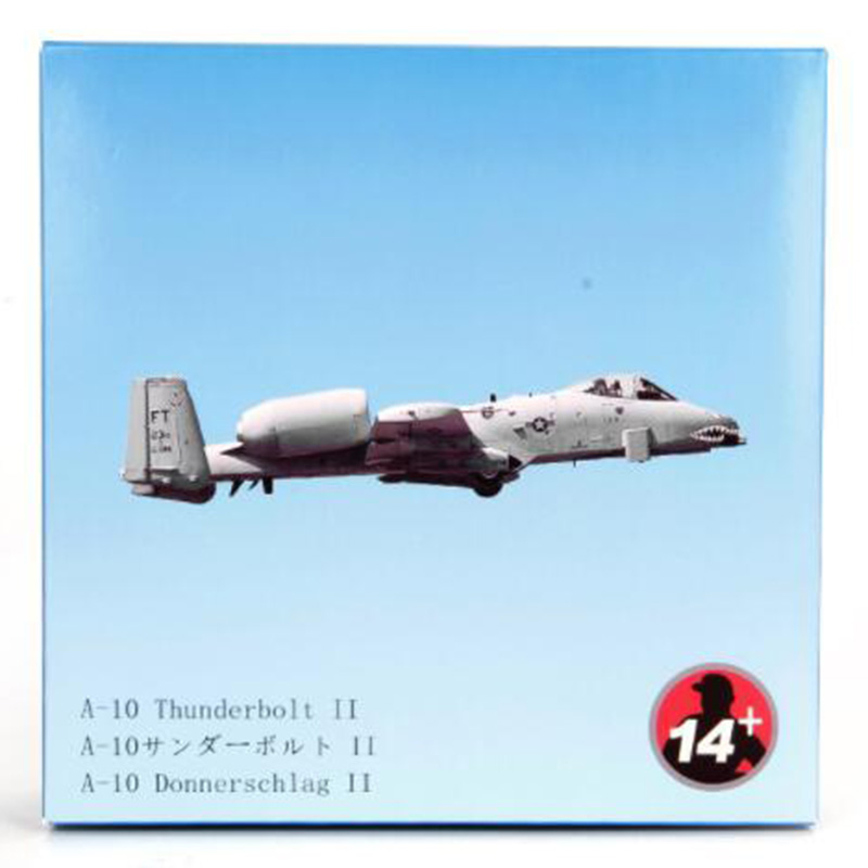 1/100 scale American A10 Fighter attack military aircraft Static Diecast Metal airplane model show collection Collection Toys