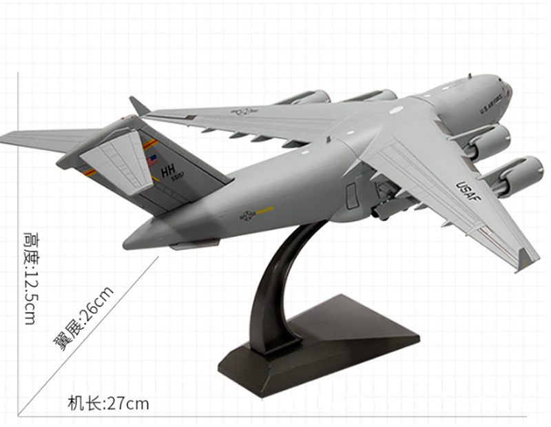 American 1/200 Scale Freight plane U.S. Navy Army C-17 Transport aircraft airplane fighter models adult toys for show collection American 1/200 Scale Freight plane U.S. Navy Army C-17 Transport aircraft airplane fighter models adult toys for show collection