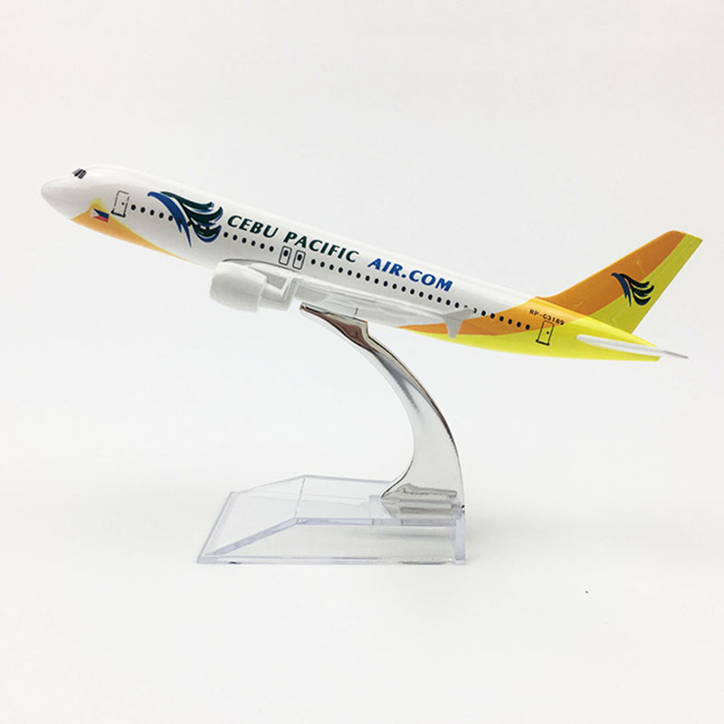 1/400 Scale Alloy Airplane Airbus 320 A320 CEBU PACIFIC Airline Air Passenger Plane Model Diecast Aircraft Collections Toys