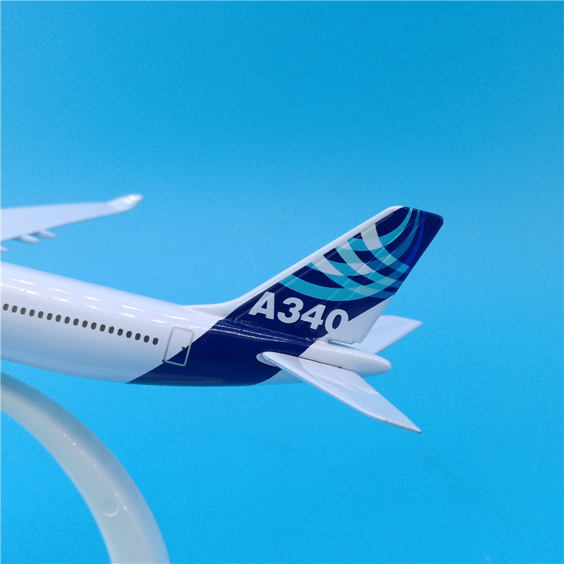 can standable aviation model 20CM 1: 300 scale Airbus A340 prototype airline aircraft airplane alloy model collect gift display
