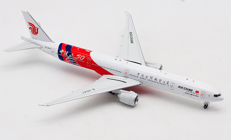 Diecast Alloy 1:400 Scale B777-300ER B-2047 Sino-French 50TH Planes Model Airplane Air Airlines Aircraft Plane Collectible Gifts Diecast Alloy 1:400 Scale B777-300ER B-2047 Sino-French 50TH Planes Model Airplane Air Airlines Aircraft Plane Collectible Gifts