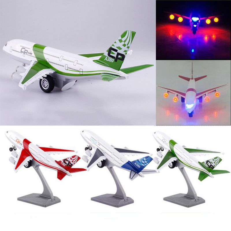 21CM Band LED lights Aircraft Airbus A380 Airline Model Alloy Airplane Display W base diecast plastic Plane Kids Gifts Toys 21CM Band LED lights Aircraft Airbus A380 Airline Model Alloy Airplane Display W base diecast plastic Plane Kids Gifts Toys