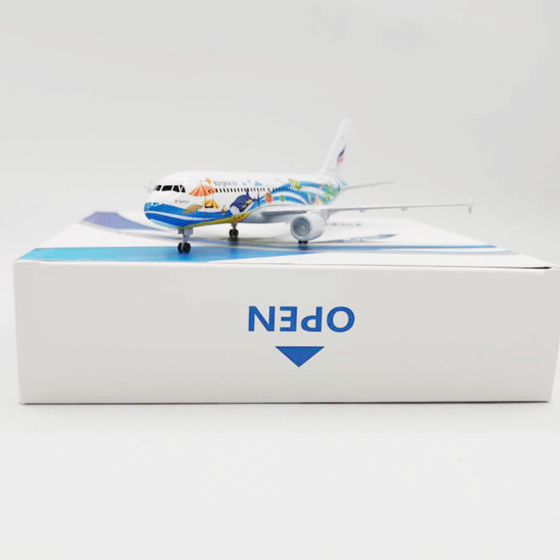 2020 passenger aircraft model 20CM 1: 300 scale A320 NEO Bankok fish aviation aircraft alloy standing aircraft collection model