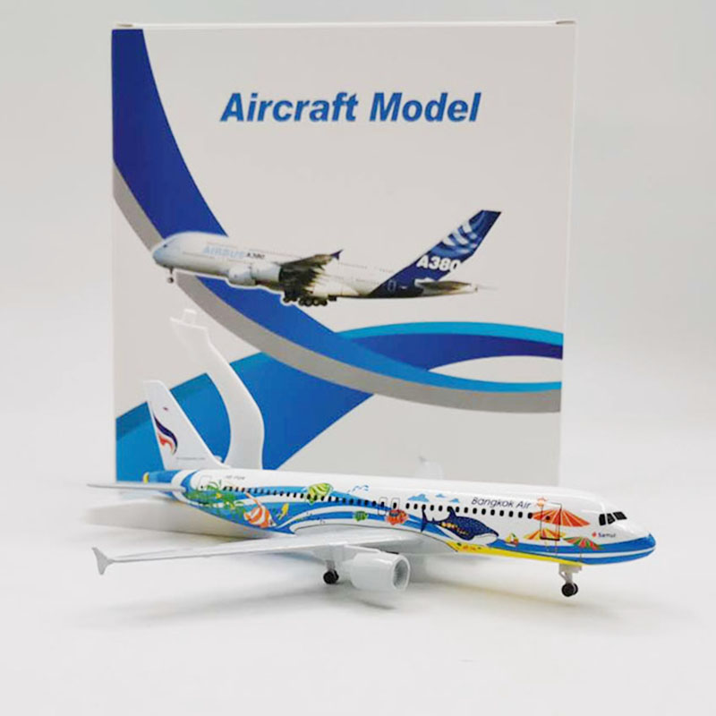 2020 passenger aircraft model 20CM 1: 300 scale A320 NEO Bankok fish aviation aircraft alloy standing aircraft collection model