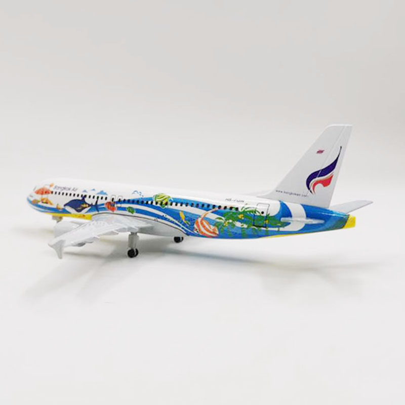 2020 passenger aircraft model 20CM 1: 300 scale A320 NEO Bankok fish aviation aircraft alloy standing aircraft collection model