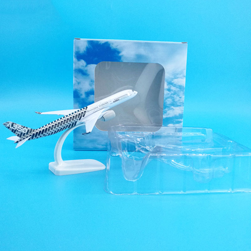 20CM Small Plane 1:300 Scale Airbus A350 XWB Airlines Aircraft Alloy Toy With base Diecast Children Toy Airplane For Collections