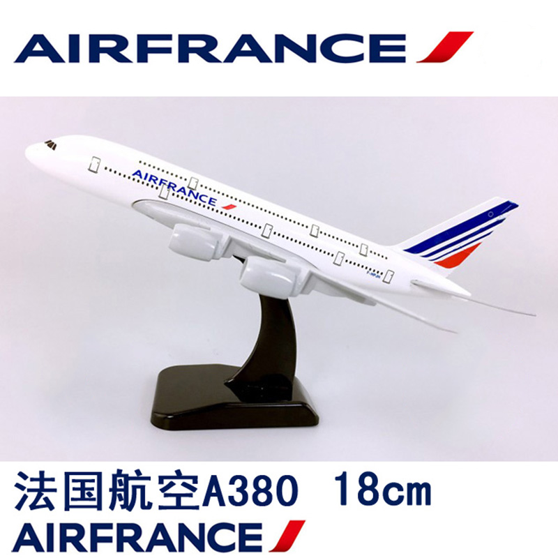 18CM 1/400 Scale Airbus A380 AIRFRANCE Airways alloy airplane Model static Diecast Diecast aircraft with base plane collectible 18CM 1/400 Scale Airbus A380 AIRFRANCE Airways alloy airplane Model static Diecast Diecast aircraft with base plane collectible