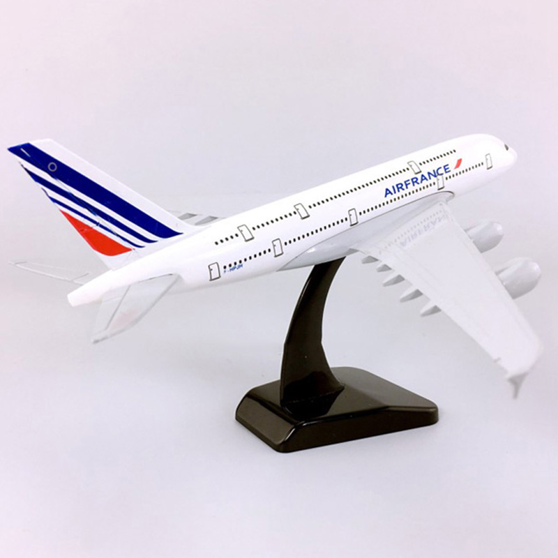 18CM 1/400 Scale Airbus A380 AIRFRANCE Airways alloy airplane Model static Diecast Diecast aircraft with base plane collectible 18CM 1/400 Scale Airbus A380 AIRFRANCE Airways alloy airplane Model static Diecast Diecast aircraft with base plane collectible