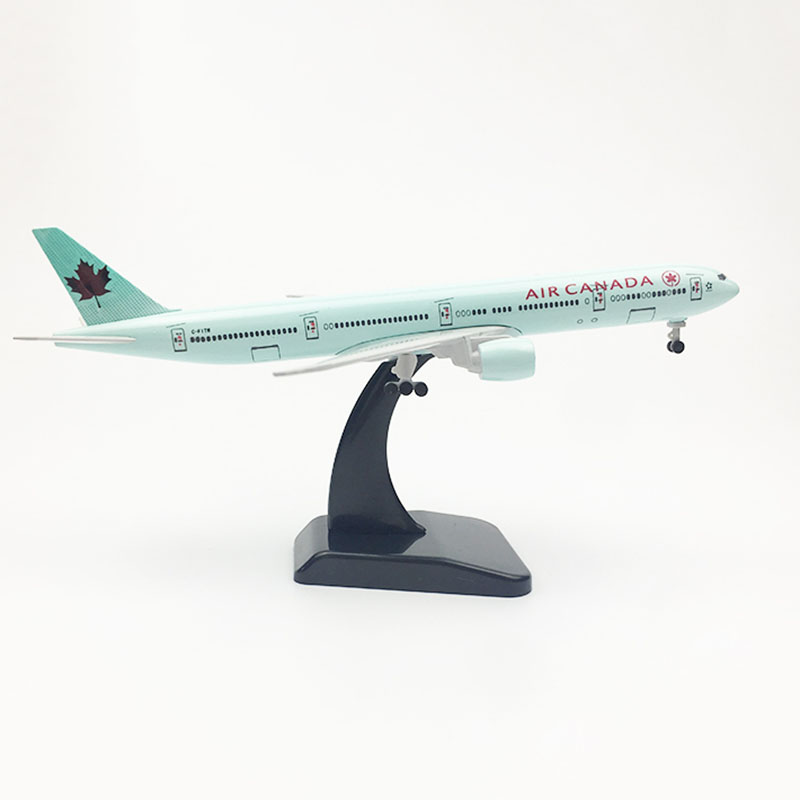 20CM Airbus Boeing B747 B777 A380 A350 Airlines Airplanes Plane Aircraft Alloy Model Toy With Landing Gear Toys For Collections