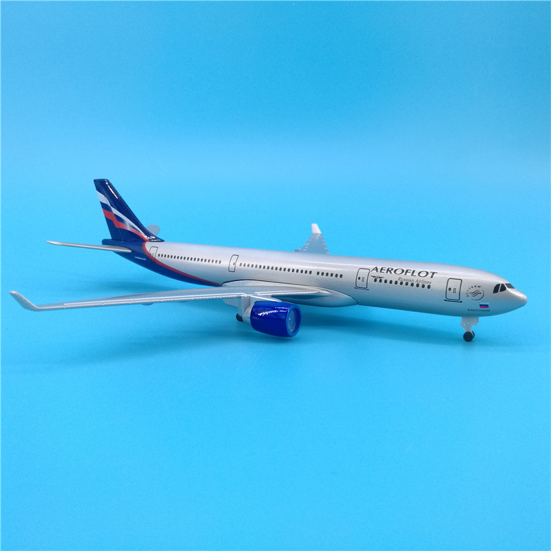 20CM 1:300 Areoflot Air RUSSIA Airplane A330 Model with Base Landing Gears Alloy Aircraft Plane Collectible Gifts Toy Model 20CM 1:300 Areoflot Air RUSSIA Airplane A330 Model with Base Landing Gears Alloy Aircraft Plane Collectible Gifts Toy Model