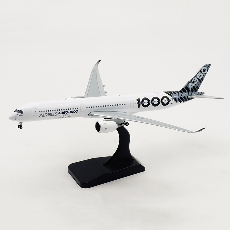 1: 400 scale 18.6CM simulation 350 A350-1000 Airbus passenger airplane landing gear alloy model toy collection display gift
