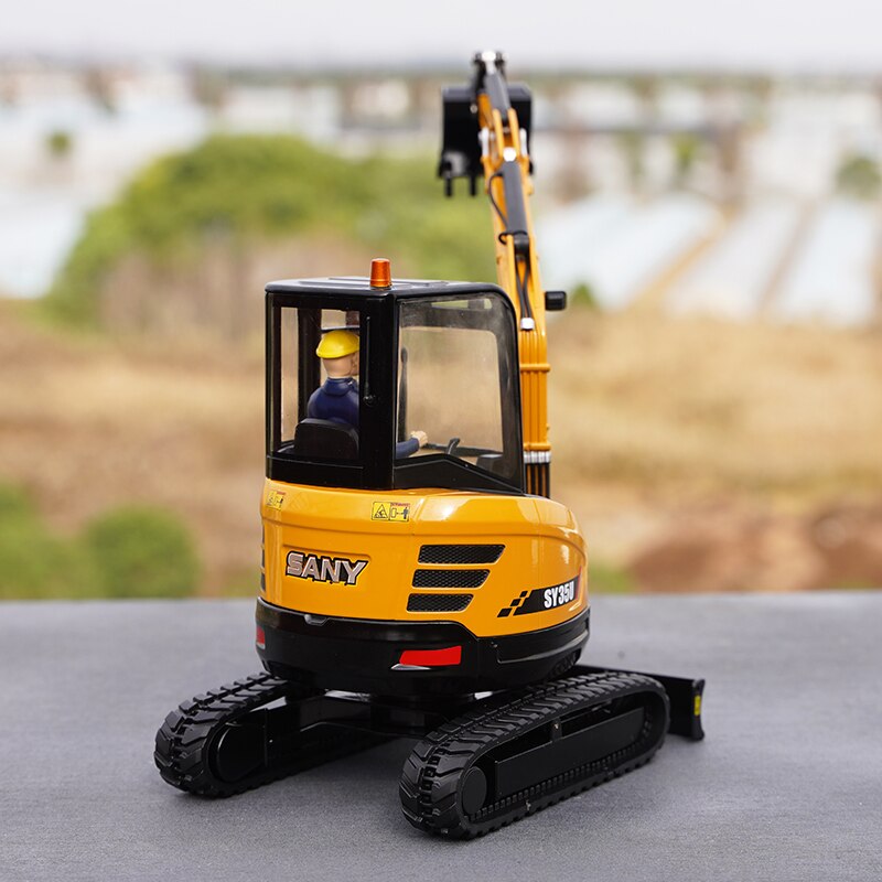 Diecast 1:20 SANY SY35U-9 Simulation Excavator Alloy-10 Small Hook Machine Engineering Vehicle Model Children's Toys Collect Diecast 1:20 SANY SY35U-9 Simulation Excavator Alloy-10 Small Hook Machine Engineering Vehicle Model Children's Toys Collect