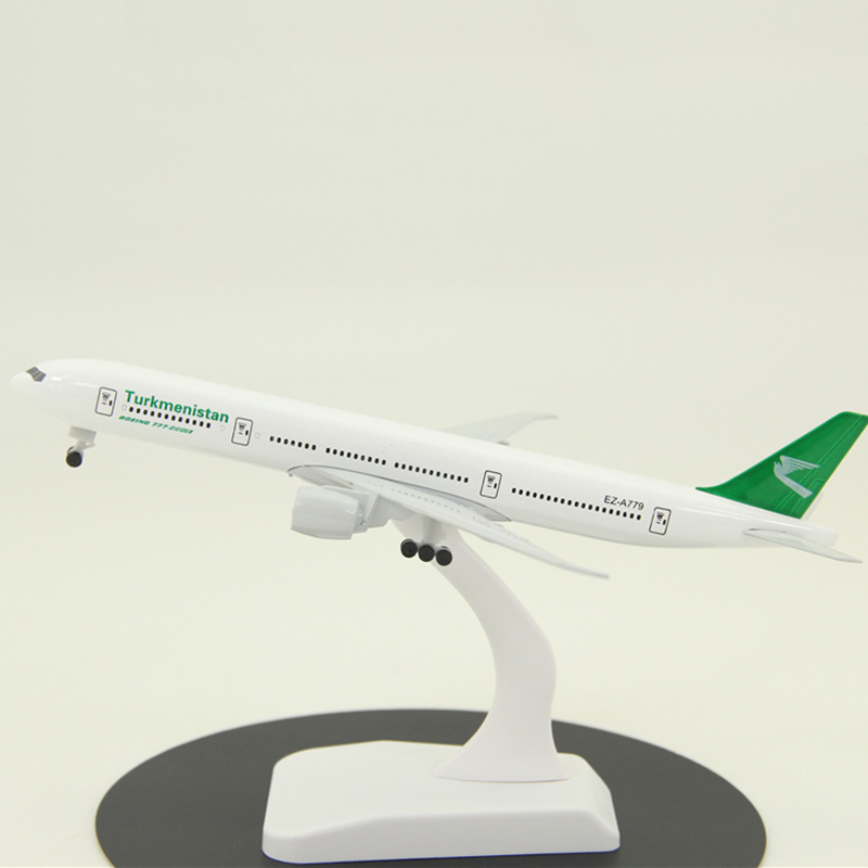 19cm airplane model toys air Turkmenistan airlines Boeing B777 aircraft model diecast alloy plane with landing gears Kids Gift 19cm airplane model toys air Turkmenistan airlines Boeing B777 aircraft model diecast alloy plane with landing gears Kids Gift
