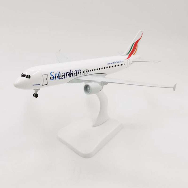 20CM 1: 300 simulation A320 NEO Airbus Sri Lanka Airlines passenger aircraft alloy die-casting model display gift collection