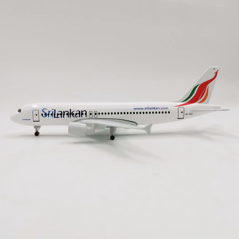 20CM 1: 300 simulation A320 NEO Airbus Sri Lanka Airlines passenger aircraft alloy die-casting model display gift collection