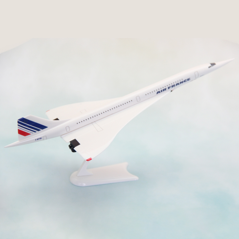 25CM 1/250 Scale Air France Plane Concorde British Airline Air Force One Model Airplane Toy Resin Airframe Aircraft Gift Display