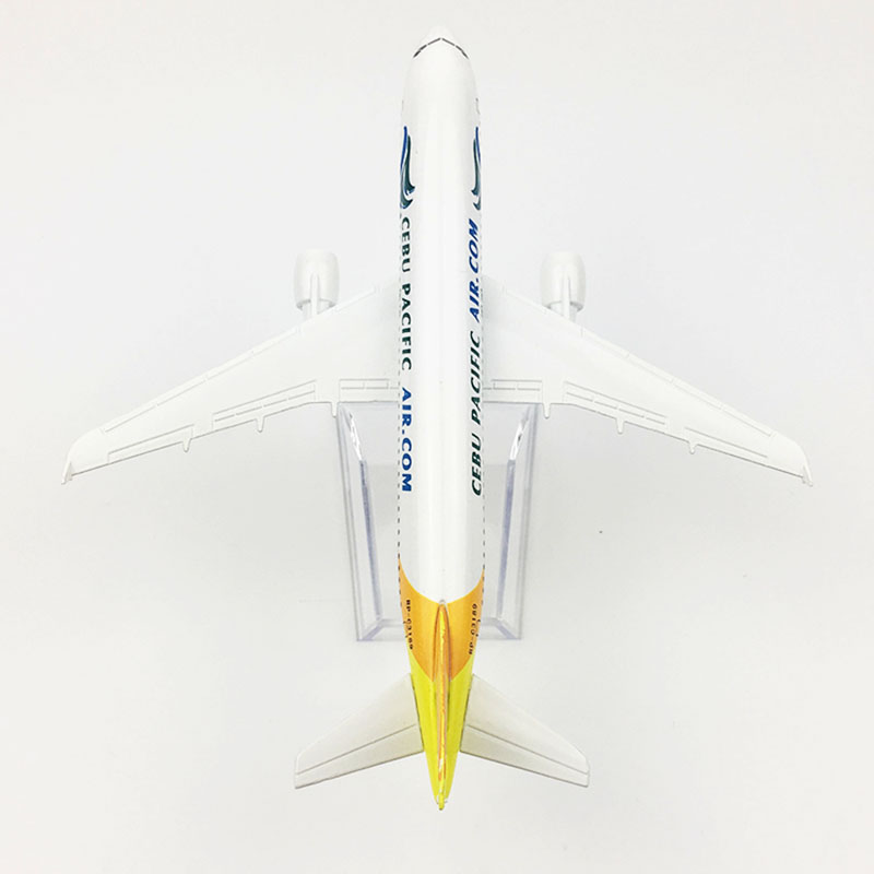 16CM 1/400 Airplane Airbus 320 A320 CEBU PACIFIC Airline Plane Model Alloy Airframe W Base Airplane Kid Toys Fixed-wing Aircraft