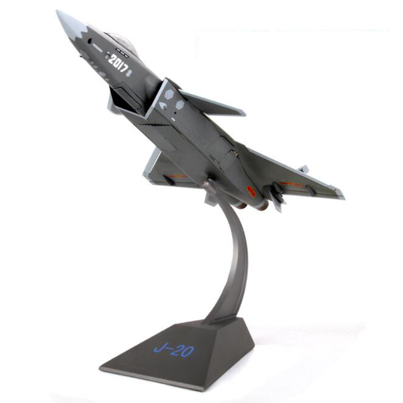 1/48 Scale StaticSimulation Stealth Jet Fourth GenerationAlloy Fighter Airplane 20 J20 diecast Model Aircraft Toy For Collection
