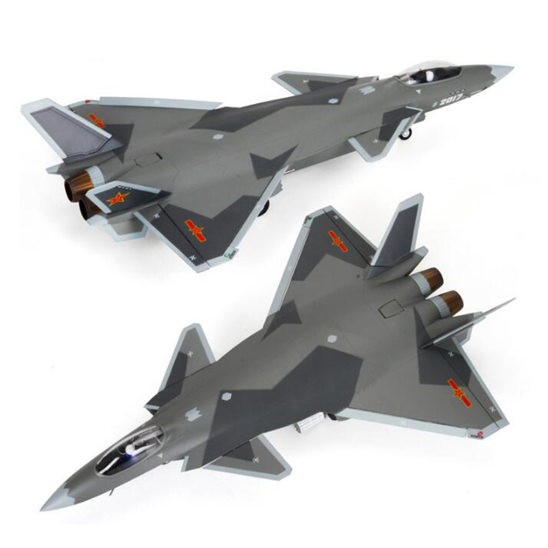 1/48 Scale StaticSimulation Stealth Jet Fourth GenerationAlloy Fighter Airplane 20 J20 diecast Model Aircraft Toy For Collection
