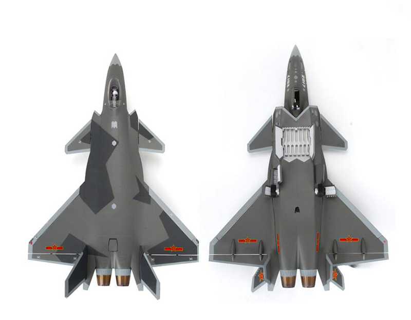 1/48 Scale StaticSimulation Stealth Jet Fourth GenerationAlloy Fighter Airplane 20 J20 diecast Model Aircraft Toy For Collection