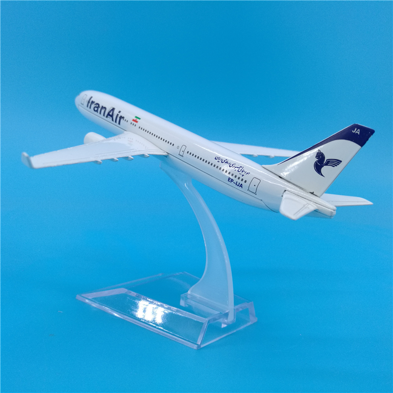 Aviation model with display stand 16CM 1: 400 scale Airbus A330 model Iran Airlines and basic alloy aircraft airplane Aviation model with display stand 16CM 1: 400 scale Airbus A330 model Iran Airlines and basic alloy aircraft airplane