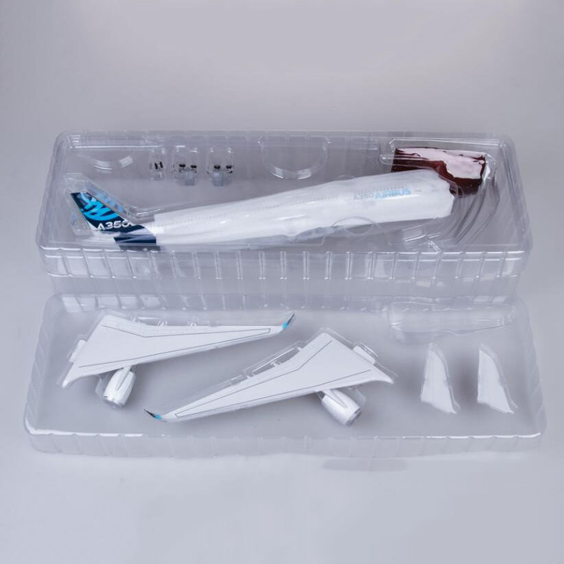 47CM 1/142 Scale Prototype A350 Airbus Airplane XWB Airline Models With Light&Wheel Diecast Plastic Resin Plane F Collection Toy