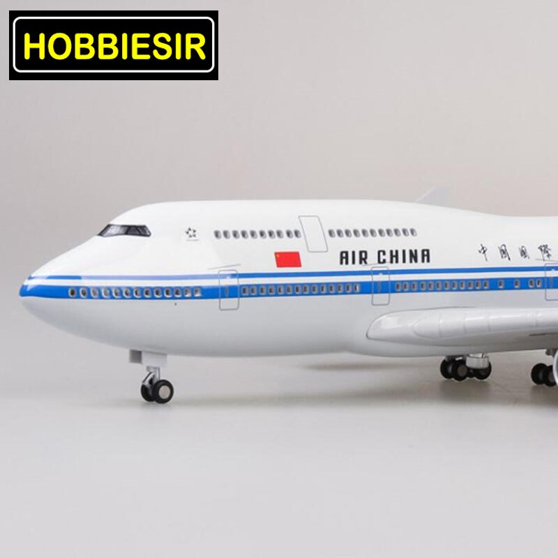 47CM 1/150 Scale Aircraft Boeing B747 Air China Southern Airlines AIR way Model Toys W Light&Wheel Diecast Plastic Resin Plane