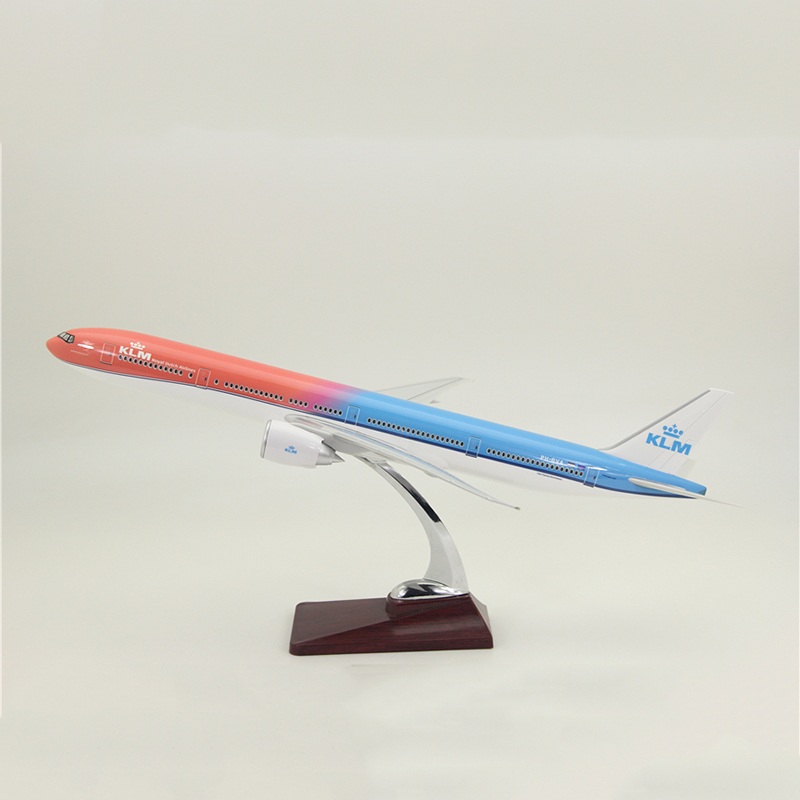 47CM 777 B777 KLM Royal Dutch Airlines Model Diecast Resin Plane for Collection Airplane Plane Model Toys Souvenri Show Display 47CM 777 B777 KLM Royal Dutch Airlines Model Diecast Resin Plane for Collection Airplane Plane Model Toys Souvenri Show Display