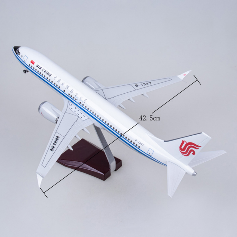 47CM B737 MAX 1/85 Scale Airplane 737MAX Aircraft Air China Airline W Light and Wheel Diecast Plastic Resin Plane Model Toy Show 47CM B737 MAX 1/85 Scale Airplane 737MAX Aircraft Air China Airline W Light and Wheel Diecast Plastic Resin Plane Model Toy Show