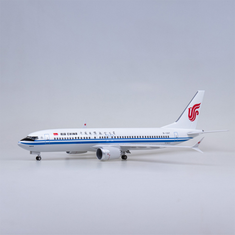 47CM B737 MAX 1/85 Scale Airplane 737MAX Aircraft Air China Airline W Light and Wheel Diecast Plastic Resin Plane Model Toy Show 47CM B737 MAX 1/85 Scale Airplane 737MAX Aircraft Air China Airline W Light and Wheel Diecast Plastic Resin Plane Model Toy Show