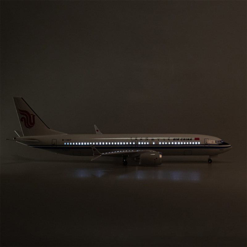 47CM B737 MAX 1/85 Scale Airplane 737MAX Aircraft Air China Airline W Light and Wheel Diecast Plastic Resin Plane Model Toy Show 47CM B737 MAX 1/85 Scale Airplane 737MAX Aircraft Air China Airline W Light and Wheel Diecast Plastic Resin Plane Model Toy Show
