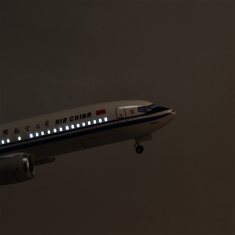 47CM B737 MAX 1/85 Scale Airplane 737MAX Aircraft Air China Airline W Light and Wheel Diecast Plastic Resin Plane Model Toy Show 47CM B737 MAX 1/85 Scale Airplane 737MAX Aircraft Air China Airline W Light and Wheel Diecast Plastic Resin Plane Model Toy Show