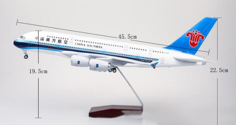 43-45.5CM Boeing 787 Airbus A380 Airplane Plastic Alloy Model Plane ETIHAD QANTAS AIRFRANCE LUFTHANSA ANA AIRLINES Toys