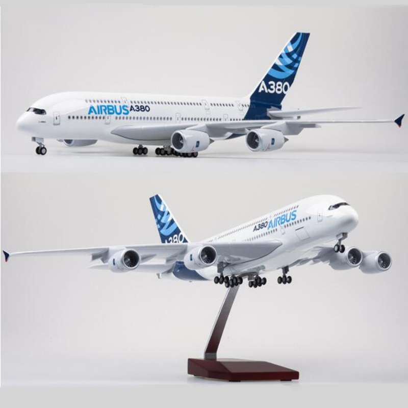 43-45.5CM Boeing 787 Airbus A380 Airplane Plastic Alloy Model Plane ETIHAD QANTAS AIRFRANCE LUFTHANSA ANA AIRLINES Toys
